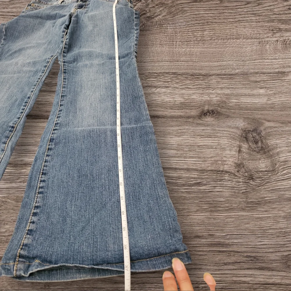 JANE - Flare Blue Jeans JR SIZE 11 - Picture 6 of 10